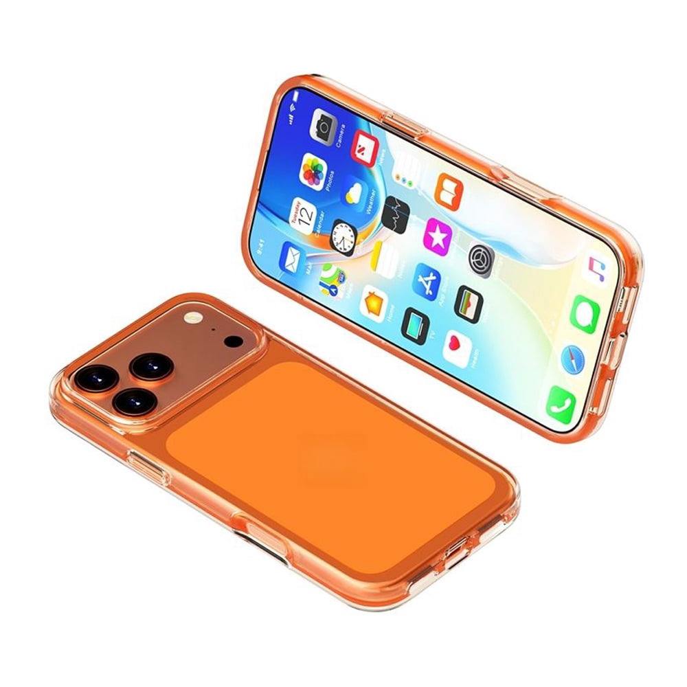 Transparent Case for iPhone 17 Pro - Orange