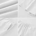 thumbnail image 4 of LTTVQM Men's Linen Shorts Casual Elastic Waist Drawstring 2026 Summer Beach Vacation Yoga Workout Golf Shorts with Pockets White 4XL, 4 of 4