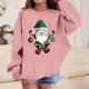 thumbnail image 1 of Blusas y camisas de manga larga con cuello redondo para niños Estampados navideños de manga larga Casual Suelto Forro polar para mayor calidez Sudadera con capucha de manga larga con cuello redondo pa, 1 of 4