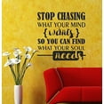 thumbnail image 2 of What Your Soul Needs Inspirational Saying Quote Vinyl Wall Decals, 23 x 24 , Black, 2 of 4