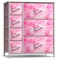 thumbnail image 7 of Sorbus Classic 7 Drawer Dresser for Kids Bedroom, Tie-Dye Pink, 7 of 7