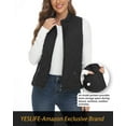 thumbnail image 2 of 2024 Women's Outwear Quilted Vest With One Inside Pocket - Stand Collar Lightweight Padded Gilet for Women, 2 of 4