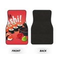thumbnail image 2 of Balery Sushi Juego de 4 Alfombrillas para Auto, Revestimientos de Caucho Resistente, Diseño Antideslizante, 2 of 7