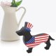 thumbnail image 4 of Figura del Día de la Independencia para decoración del hogar y la oficina Estatua de perro patriótico de madera, 4 of 8