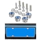 thumbnail image 5 of Kit de Tornillos Antirrobo Yotijar para Licencia de Matrícula de Automóvil Piezas de Aluminio CNC Azul, 5 of 7