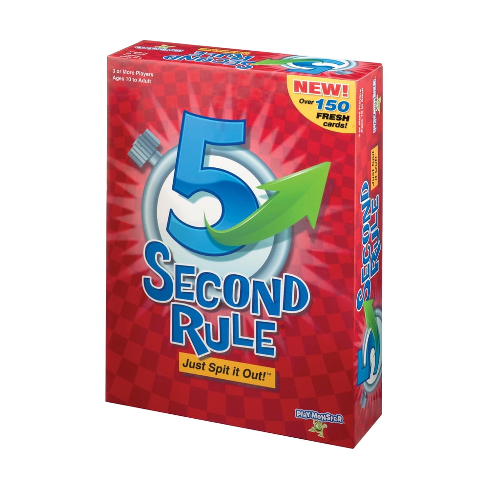 PlayMonster 5 Second Rule Just Spit It Out Card Game