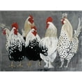 thumbnail image 2 of Redman, Suzi 32x25 Gold Ornate Wood Framed with Double Matting Museum Art Print Titled - Brood Meeting, 2 of 4
