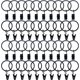 thumbnail image 1 of Anillos de cortina de metal TUNC 40 piezas con clips 32 mm de diámetro interior negro Sencillez, 1 of 5