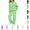 Green, variant on YOUYEDIAN Girls 2 Piece Sweatsuit Casual Athletic Hooded Zipper Jackets Elastic Waist Wide Leg Sweatpants