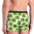 thumbnail image 3 of Fotbe Green Kiwi Men’s Total Support Pouch Boxer Briefs, X-Temp Cooling, Moisture-Wicking Underwear, Regular, Long-leg and Trunk-X-Large, 3 of 6