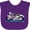Purple, variant on Inktastic Motorcycle Boys or Girls Baby Bib