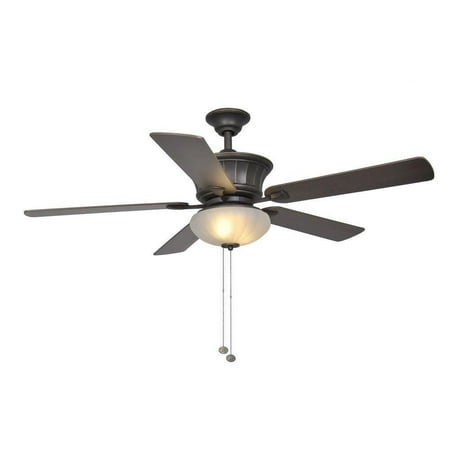 Hampton Bay Edenwilde 52 in. Oil Bronze Gold Ceiling Fan