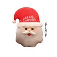 thumbnail image 3 of onlyliua Ofertas Regalos de Navidad Juguetes de Peluche con Borde Muñeco de Papá Noel Almohada Calentadora de Manos Regalos Navideños Decoraciones Navideñas, 3 of 6
