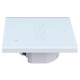 thumbnail image 2 of Interruptor de pared con control remoto y toque inteligente WiFi Panel de interruptor de pared Decoración del hogar UE 95‑250 V/CA 10 A, 2 of 10