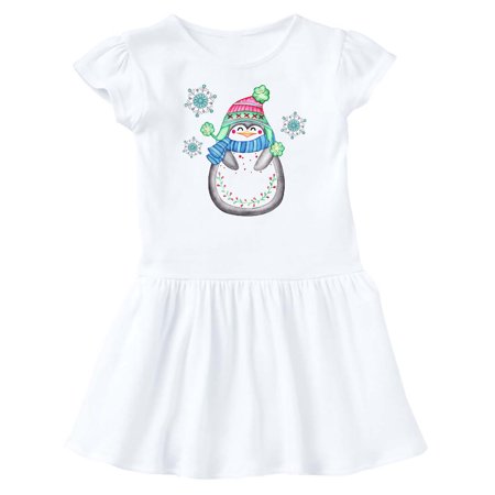 

Inktastic Winter Happy Penguin Gift Baby Girl Dress