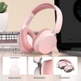 thumbnail image 5 of Wireless Bluetooth Headphones Over Ear,Hi-Fi Stereo Wireless Headphones Foldable/Wired/Wireless with Microphone/TF, Available for TV, Travel, Home Office Headset, Quick Charge 20 Hours Playtime Blue, 5 of 9