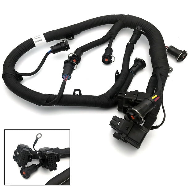 New Fuel Injector Module Wiring Harness For Ford V8 6.0L 5C3Z-9D930-A