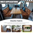 thumbnail image 3 of Uorisanigo RV Dinette Cushion Covers for RV Camper Stretchable Deer Camo Hunting Camper Cushion Covers Sofa Chair Furniture Protector with Car Bench 1 Backrest Cover & 1 Bench Cover, 3 of 7