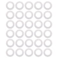 thumbnail image 1 of KAKOWELY Chauffe-Cire Doublure en Papier 50 Pcs Colliers Chauffe-Cire Ronds Coussin de Machine à Cire Universel Anneaux de Protection pour Chauffe-Cire Pots, 1 of 4