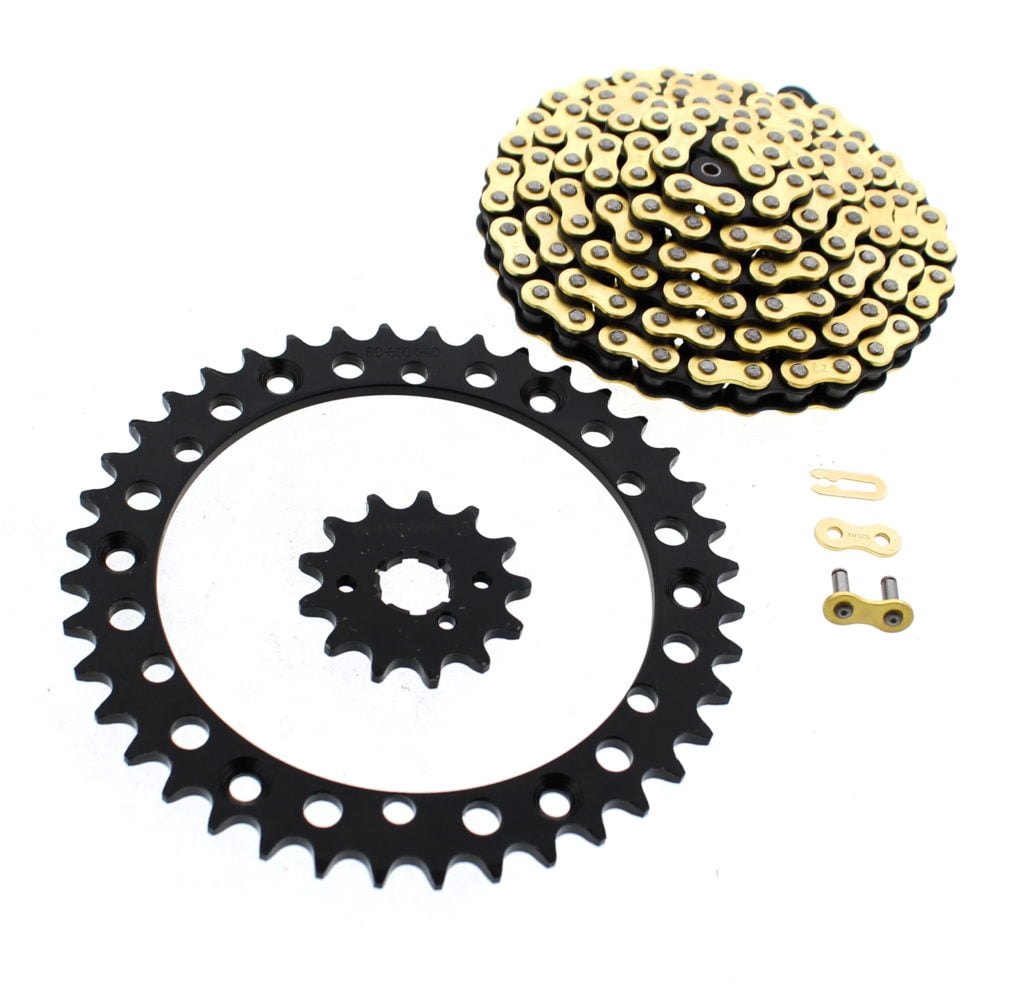87-1988 fits Yamaha YFM350 350 Warrior Non O-Ring Chain & Black Sprocket 12/40 100L 87-1988 fits Yamaha YFM350 350 Warrior Non O-Ring Chain & Black Sprocket 12/40 100L