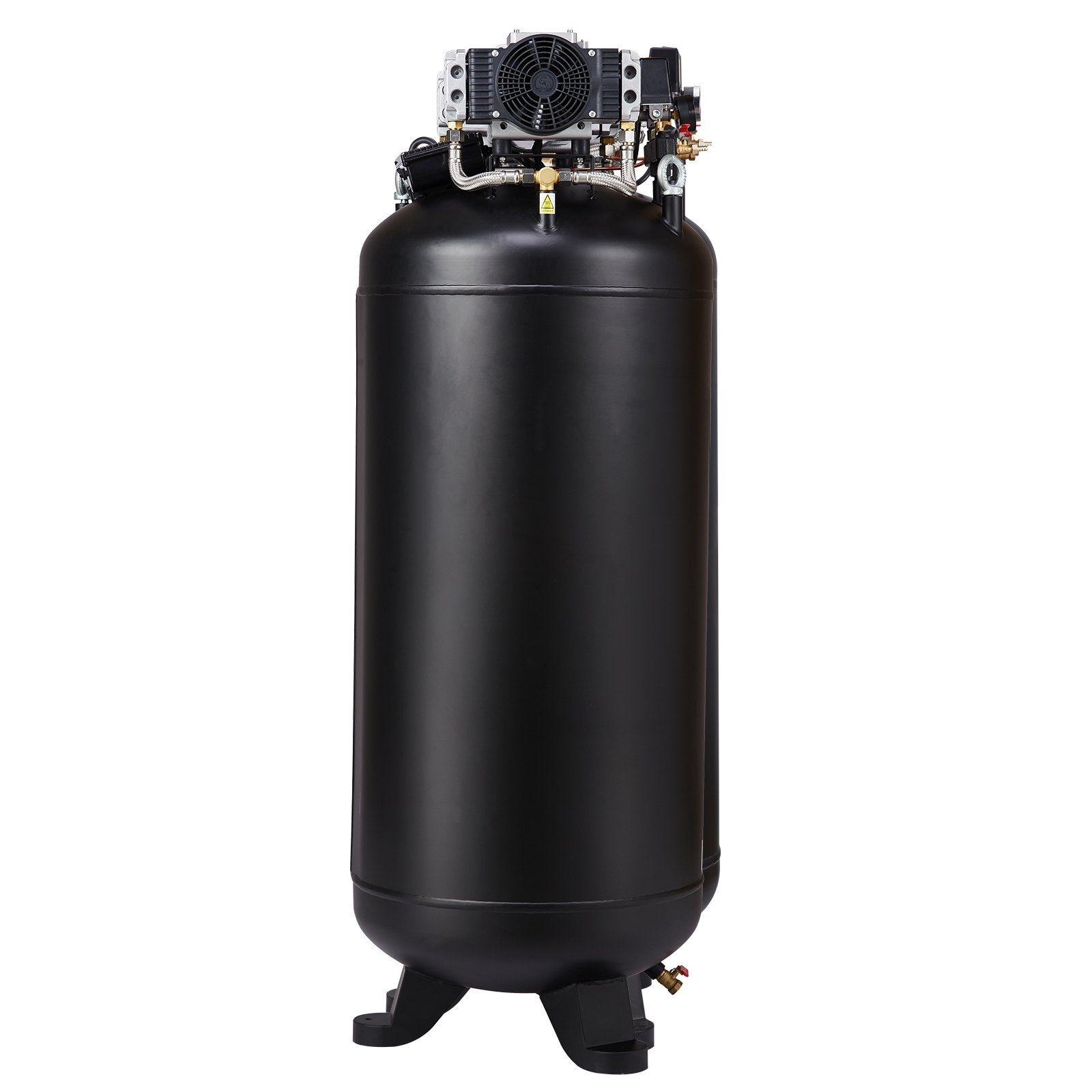80 Gallon Air Compressor 6.5HP 15.5 SCFM, 2-Stage Oil-Free, 145 PSI - Stationary Industrial Compressor for Workshop, Tire Inflation & Spray Painting