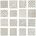 thumbnail image 3 of Lam, Vanna 12x12 Black Modern Framed Museum Art Print Titled - Neutral Layouts I, 3 of 5