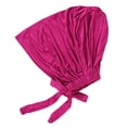 thumbnail image 2 of Tittly Bandanas for Women Head Scarf Cancer Wrap Head Cover Color Womens Solid Headwear Cap Hair Muslim Cap Hat Turban Heardband Fascinators Hats Head Scarf J One Size, 2 of 4