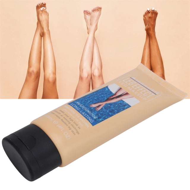 Leg Makeup Cream Full Concealing Waterproof Even Skin Tone Easy Application for Party Travel