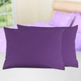 thumbnail image 2 of Unique Bargains Pillowcases 2-Piece Egyptian Cotton Pillow Cover Dark Purple Queen, 2 of 5