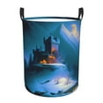 thumbnail image 1 of ZICANCN Laundry Basket Organizer, Castle Trees Collapsible Hamper for Bathroom Bedroom Laundry Room, Medium Size, 1 of 7