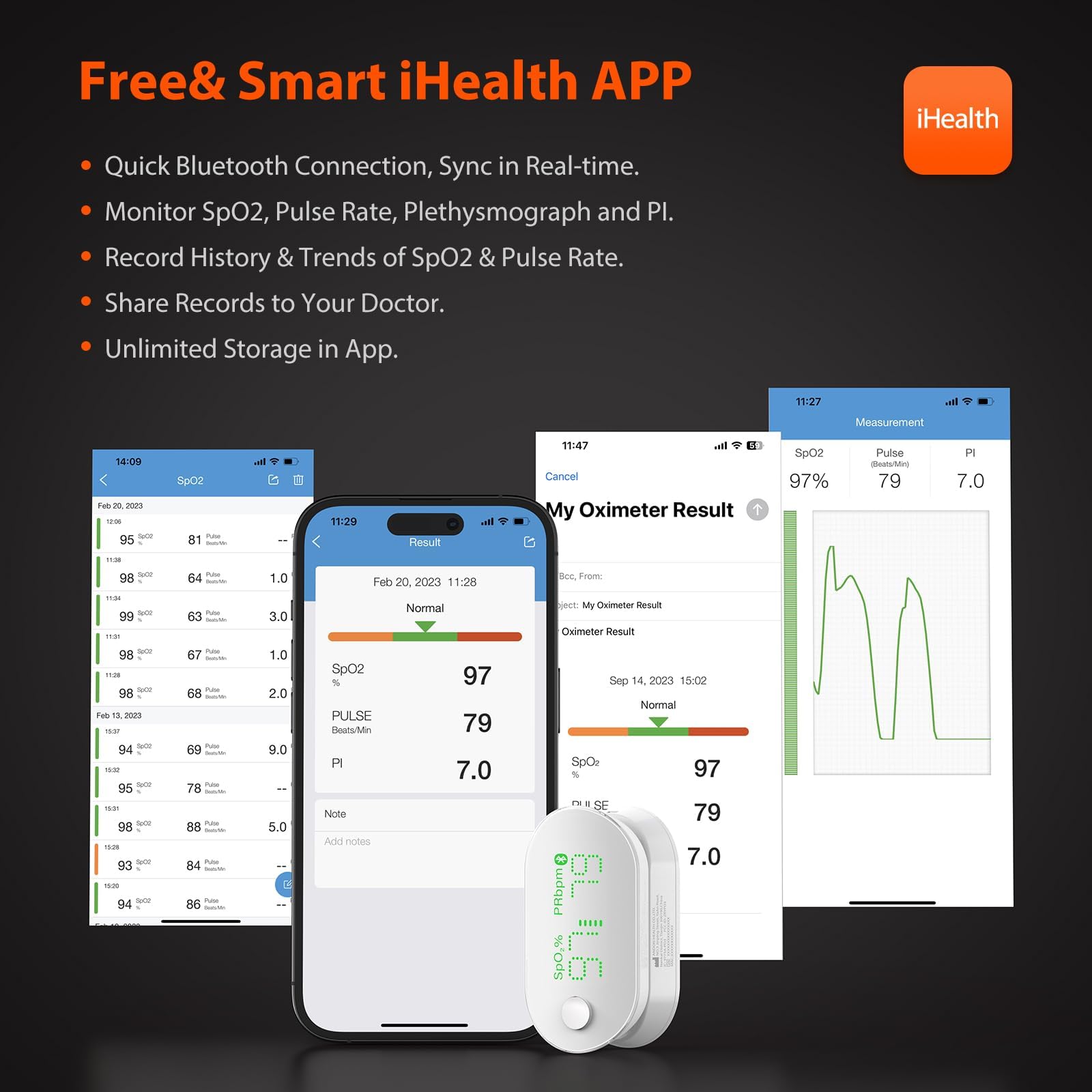 iHealth Air Pulse Oximeter Po3 photo 5
