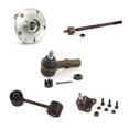 thumbnail image 1 of Transit Auto Front Right (Passenger Side) Bearing Assembly Lower Ball Joint Outer Inner Tie Rod & Sway Bar Stabilizer Link Kit (5Pc) for Car 2006 Volkswagen Jetta A4 body code with 2 Holes K7T-106298, 1 of 11