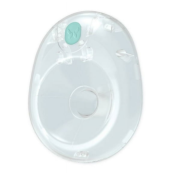 Willow 3.0 Pump Breast Pump Flanges, 2-Pack | Breast Shield & Nipple Visibility for Hands-Free Breast Feeding | Compatible with Willow Pump Milk Bags (Clear, 21mm)