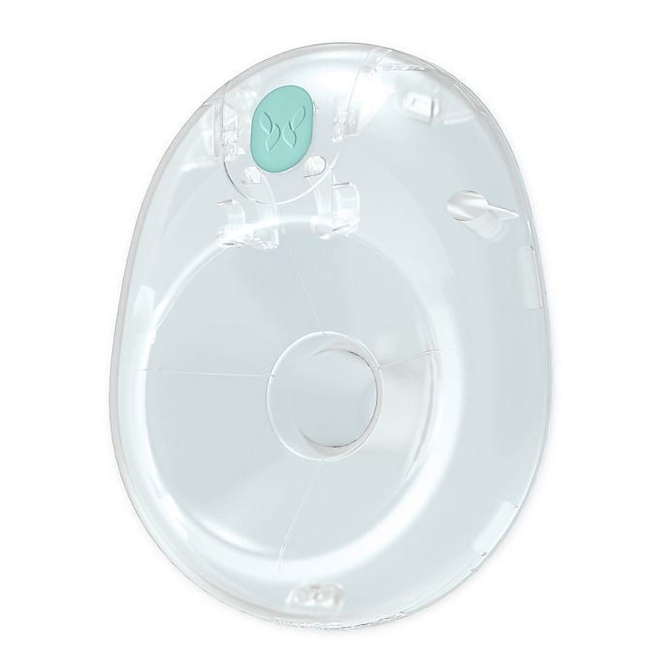 Willow 3.0 Pump Breast Pump Flanges, 2-Pack | Breast Shield & Nipple Visibility for Hands-Free Breast Feeding | Compatible with Willow Pump Milk Bags (Clear, 21mm)
