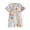 Sky Blue, variant on LILIYA Girl Swimsuit Kids Girls Piece Floral Swimsuit Toddler Baby Swimwear With Front Snap Closure UPF 50 Sun Cute Summer Beach Bathing For Kids Print Pattern