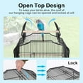 thumbnail image 3 of BestPet Cage 64 Inch Tall Outdoor Bird Bath Stand Storage Shelf Accessories, Black, 3 of 8