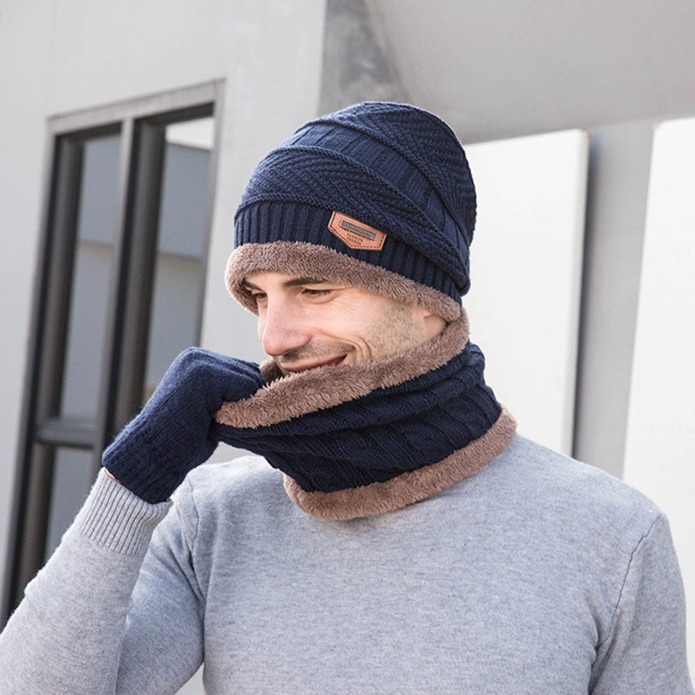 Winter Hat Best Hat Scarf Glove Set Women's Premium Cashmere Hat