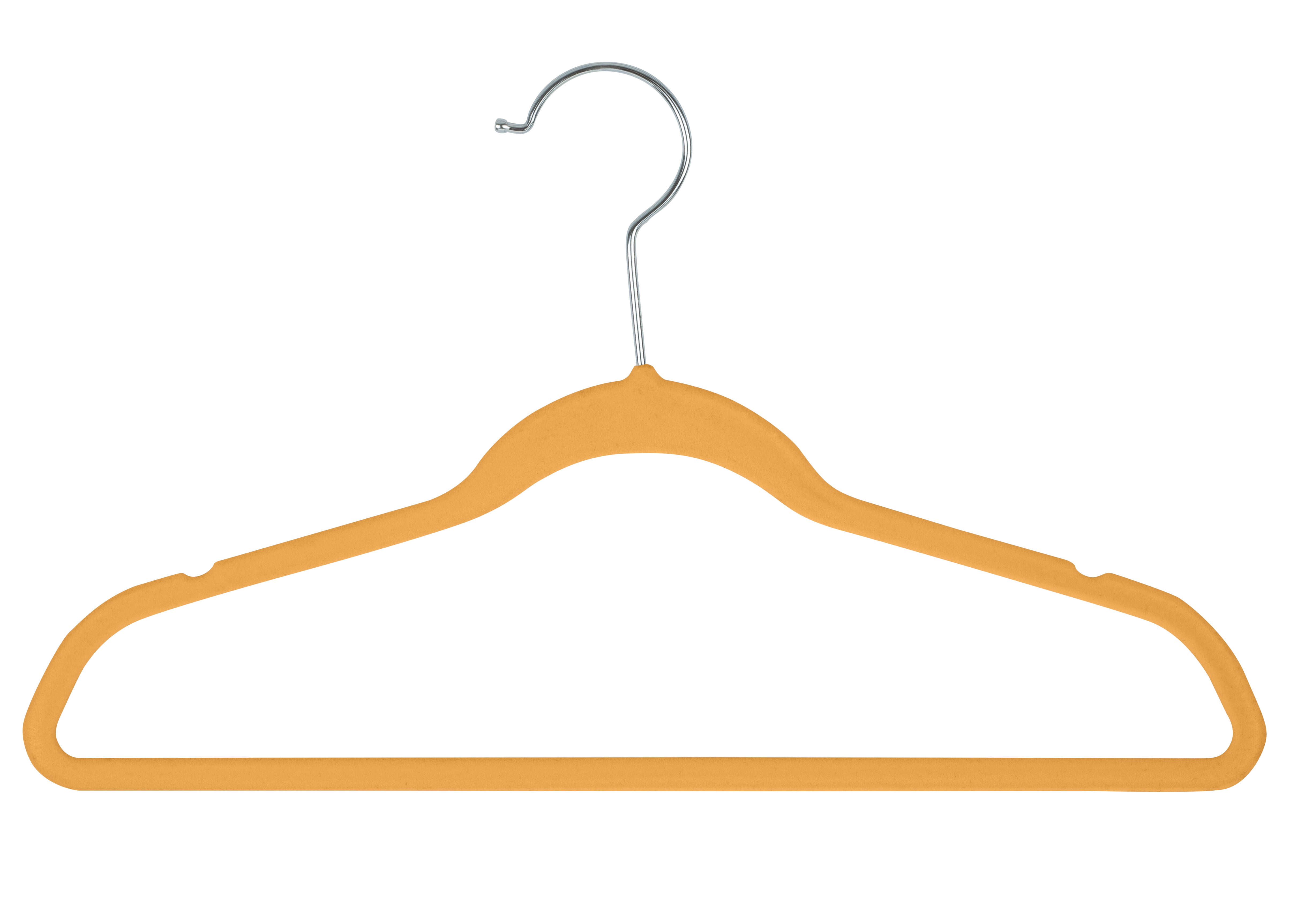 Simplify Kids Velvet Shirt Hangers, 25 Pack