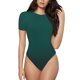 thumbnail image 1 of Fotbe Dark teal green Body de Mujer con Cuello Redondo y Mangas Cortas, Sin Mangas Ajustado, Suave, Cómodo y Básico-X-Large, 1 of 7