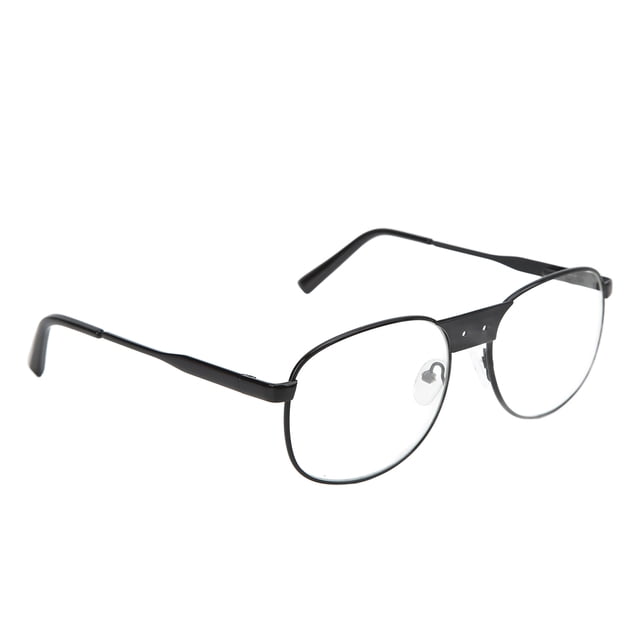 Gafas con lentes transparentes, montura grande de metal, estilo retro, diseño de última generación