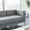 Gray, variant on Flash Furniture HERCULES Imagination Series Contemporary Black LeatherSoft Right Corner Chair with Encasing Frame