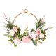 thumbnail image 1 of Flores de seda artificiales grandes Aro circur Ventanas colgantes Zulema coronas de puerta, 1 of 8