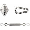 thumbnail image 3 of High Quality Shade Sail Hardware Kit, Stainless Steel Components For Marine Grade Performance, Square Or Rectangle, Outdoor Leisure (1 Kit), 3 of 5