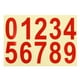 thumbnail image 1 of Uxcell 4 Inch Reflective Mailbox Number Sticker Decal Die Cut Classic Style Strong Self Adhesive, Red, 1 Pack, 1 of 5