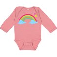 thumbnail image 3 of Inktastic Rainbow Boys or Girls Long Sleeve Baby Bodysuit, 3 of 5