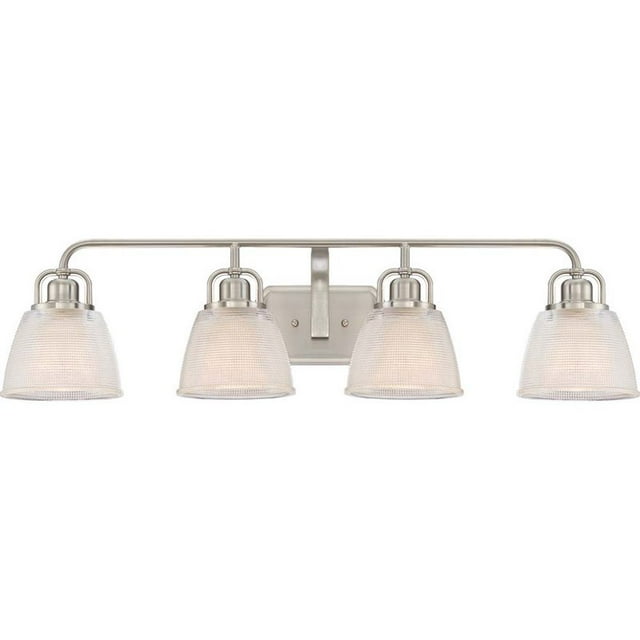 Quoizel Dublin 4 Light Vanity Light en Nickel Brossé