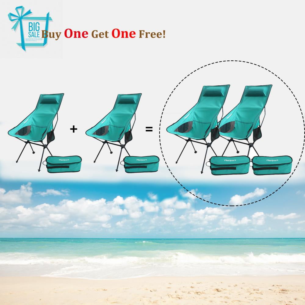 Details about  / 2 Pcs Folding Camping Chair Portable Fishing Stool Outdoor Camp Seat Yard Lounge