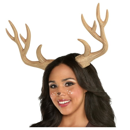 Amscan Deer Antlers Halloween Costume Accessory for Adults, One