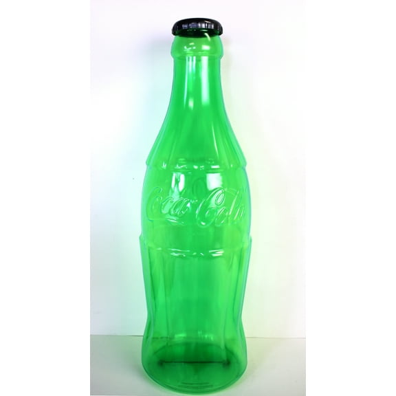 Coke Bottle Bank 22" Neon Green