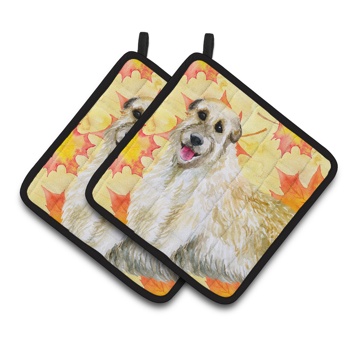 Caroline Treasures Bandiera Da Giardino San Patrizio Con Weimaraner – Double Face In Poliestere, 30x43 Cm